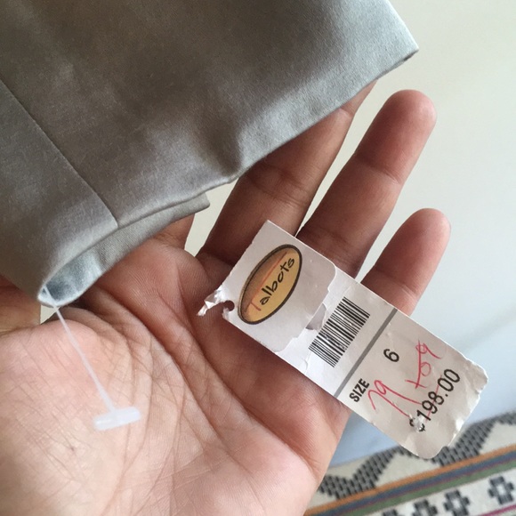 NWT Talbots Silk Blazer Jacket business Dress gray - Picture 7 of 7